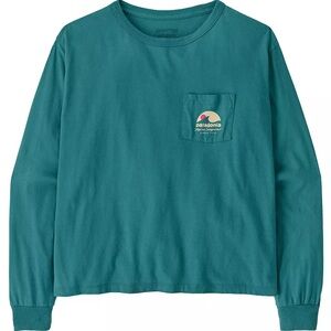 Patagonia Women's Long Sleeve Cut Pocket T-Shirt, NWT Large
